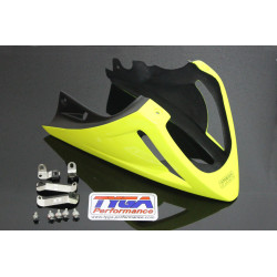 Sabot moteur belly exhaust Jaune Honda 125 MSX Grom