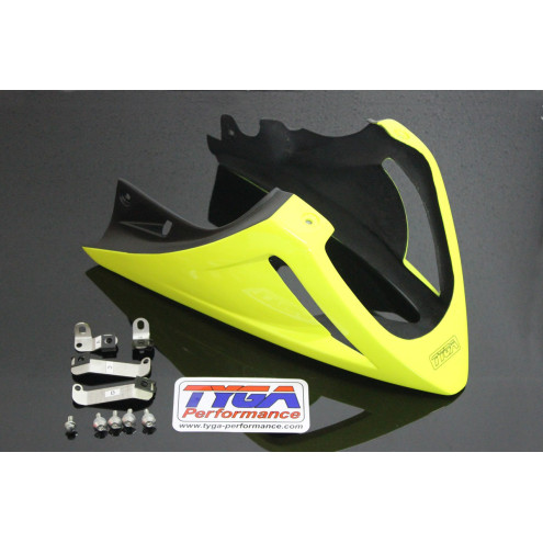 Sabot moteur belly exhaust Jaune Honda 125 MSX Grom