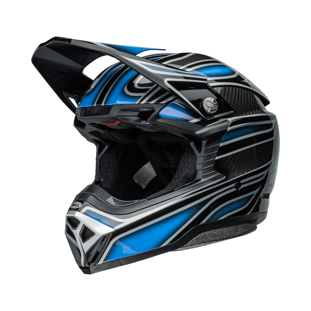 Casque BELL Moto-10 Spherical - Webb Marmont Gloss North Carolina Blue