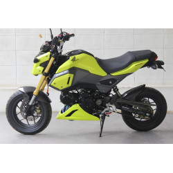 Sabot moteur belly exhaust Jaune Honda 125 MSX Grom
