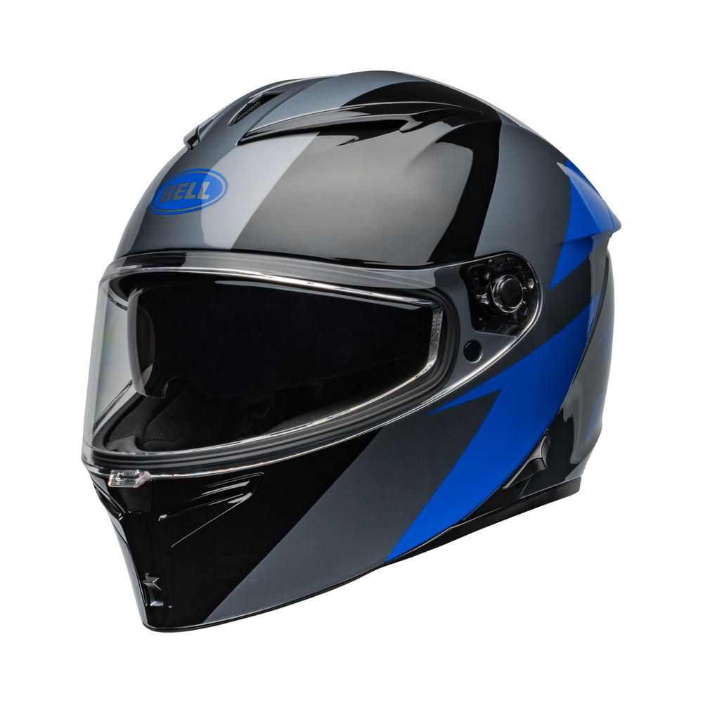 Casque BELL Lithium - Shear Gloss Gray/Blue