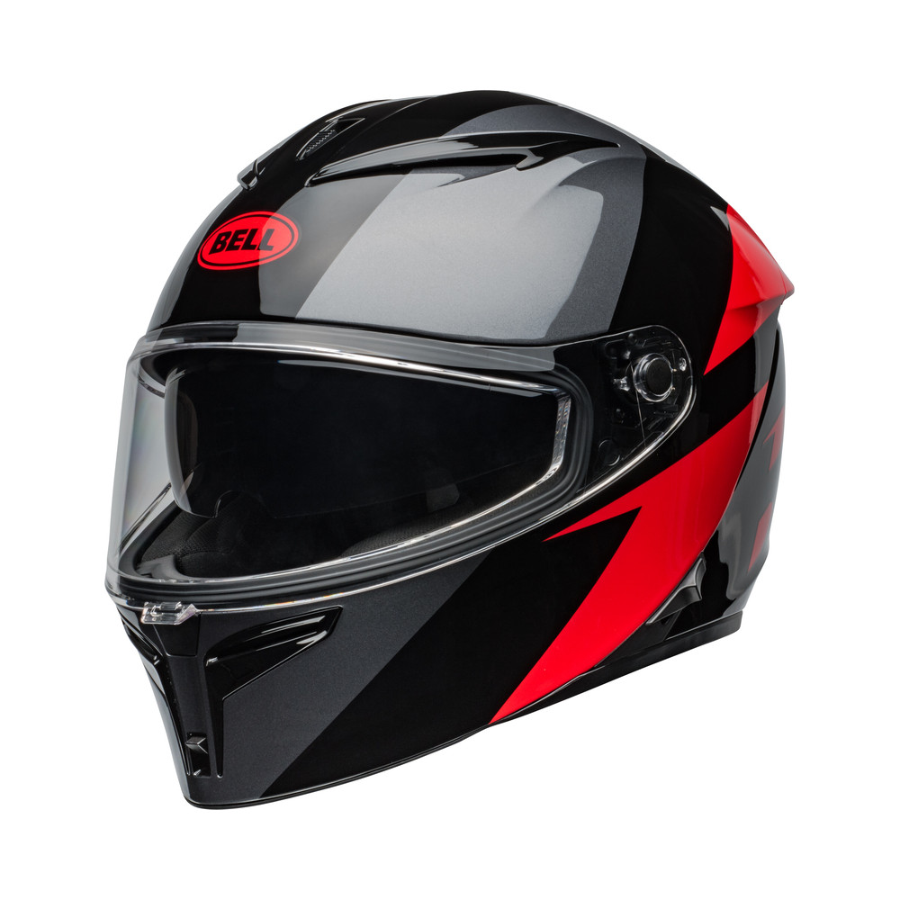 Casque BELL Lithium - Shear Gloss Metallic Gray/Red