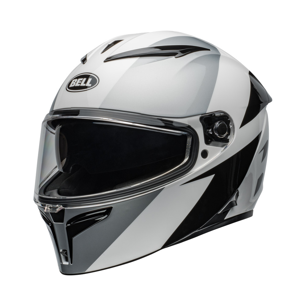 Casque BELL Lithium - Shear Gloss Silver/White