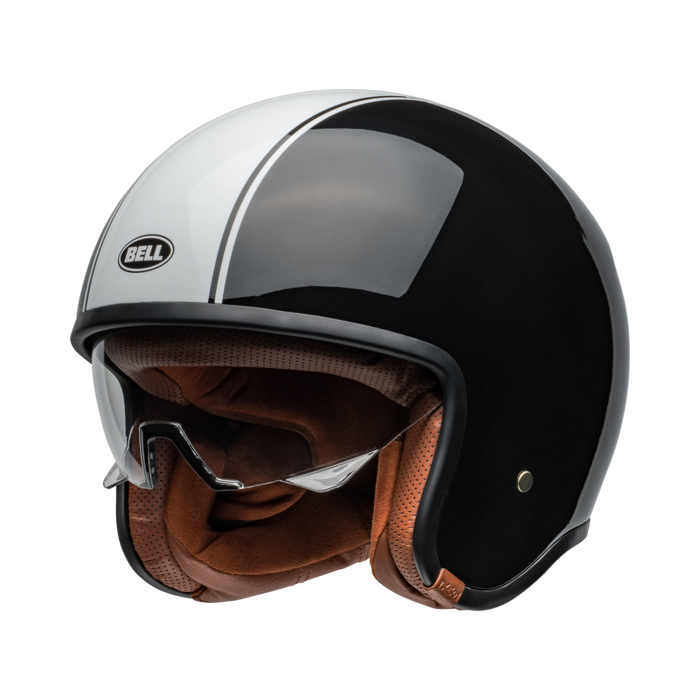 Casque BELL TX501 - Rally Gloss Black/White