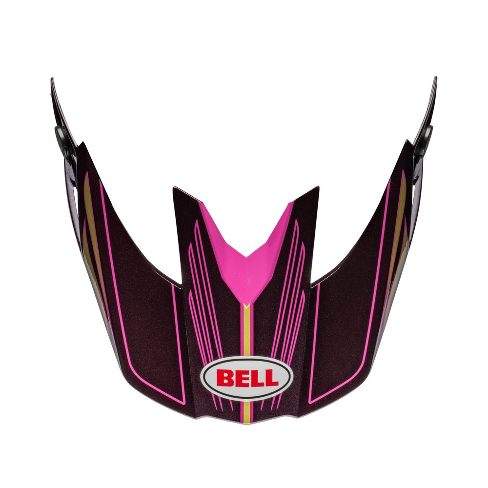 Kit visière BELL Moto-10 - Tagger Purple Haze Gloss Purple/Gold