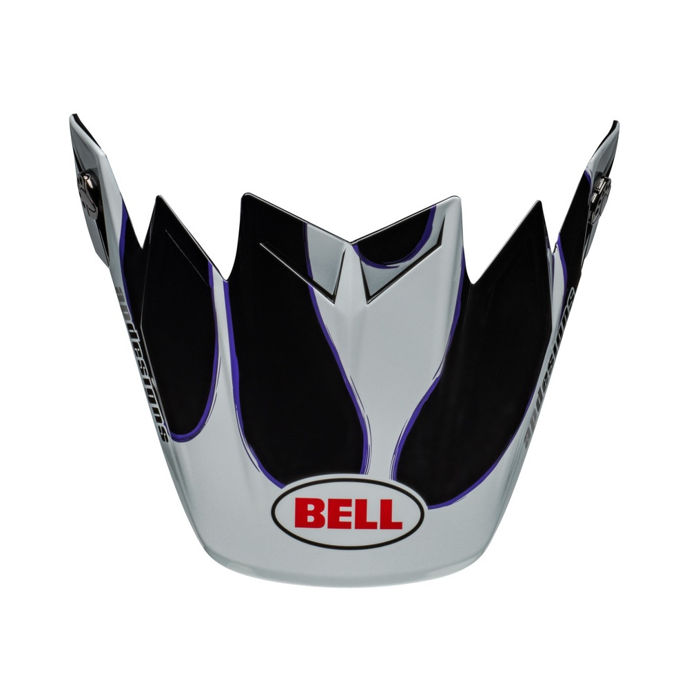 Visière BELL Moto-9S Flex - Slayco 24 Gloss White/Black