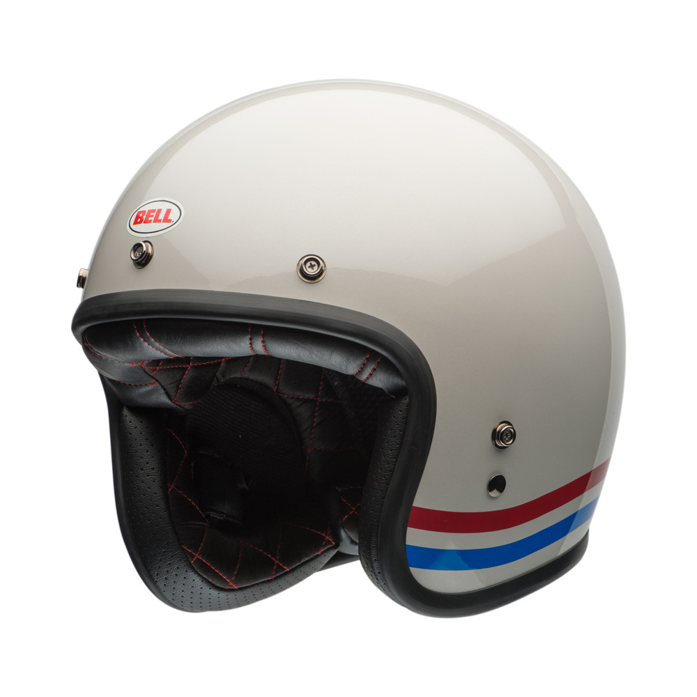 Casque BELL Custom 500 - Stripes Pearl