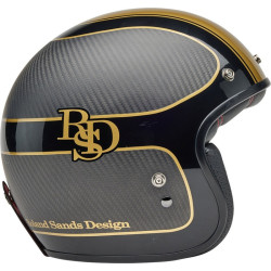Casque BELL Custom 500 Carbon - RSD Checkmate Matte Gloss Black/Gold