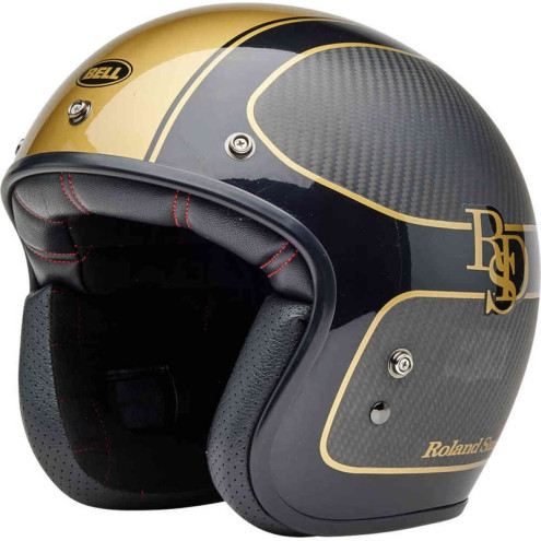 Casque BELL Custom 500 Carbon - RSD Checkmate Matte Gloss Black/Gold