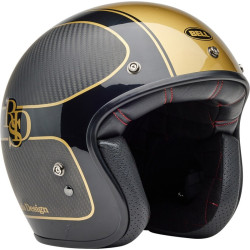 Casque BELL Custom 500 Carbon - RSD Checkmate Matte Gloss Black/Gold