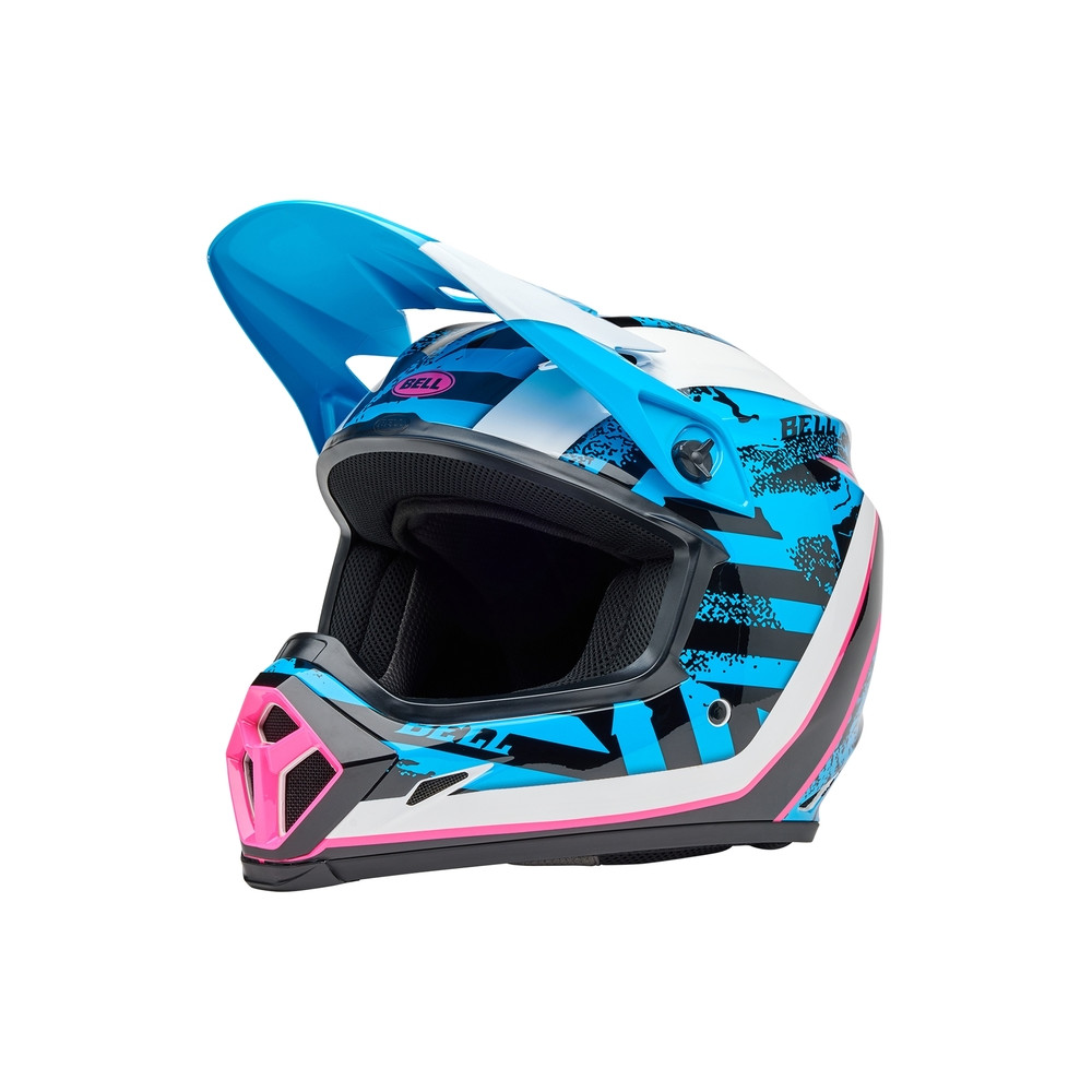 Casque BELL MX-9 Mips - Breakdance Gloss Blue/Pink