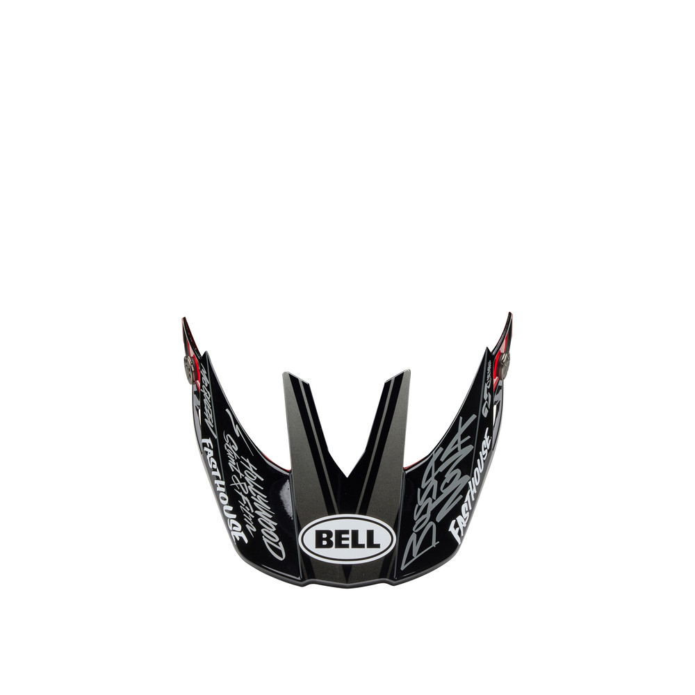 Visière BELL Moto-10 - Fasthouse DITD 25 Gloss Gray/Red