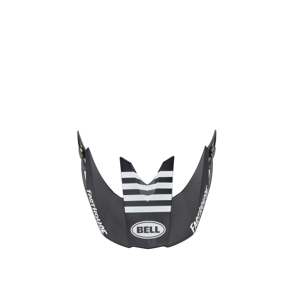 Visière BELL Moto-10 - Fasthouse Raven Matte Black/White