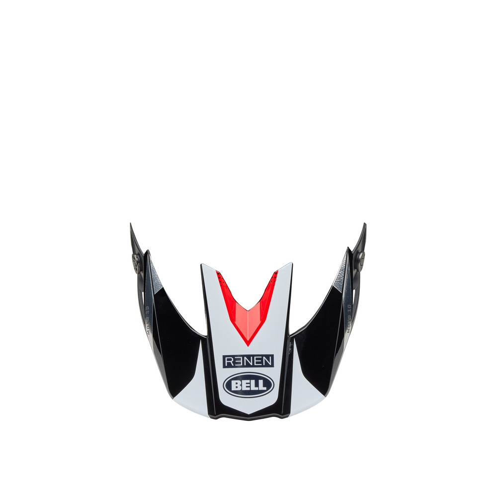 Visière BELL Moto-10 - Renen Raycon Matte Gloss Black/White