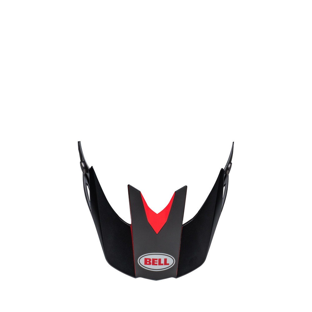 Visière BELL Moto-10 - Satin/Gloss Black/Red