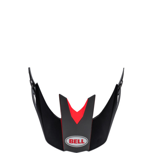 Visière BELL Moto-10 - Satin/Gloss Black/Red