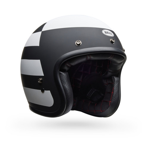 Casque BELL Custom 500 - Parlor Matte Black/White