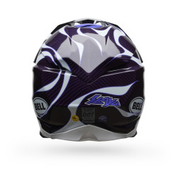 Casque BELL Moto-10 Spherical - Slayco 25 Gloss Black/White