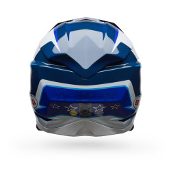 Casque BELL Moto-10 Spherical - Tomac 25 Gloss Blue/White