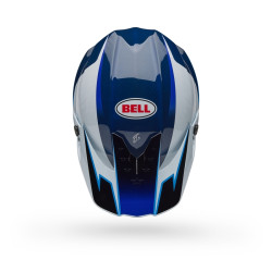 Casque BELL Moto-10 Spherical - Tomac 25 Gloss Blue/White