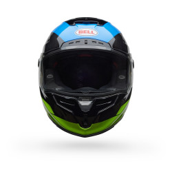 Casque BELL Race Star DLX Flex - Corsa Blue/Flo