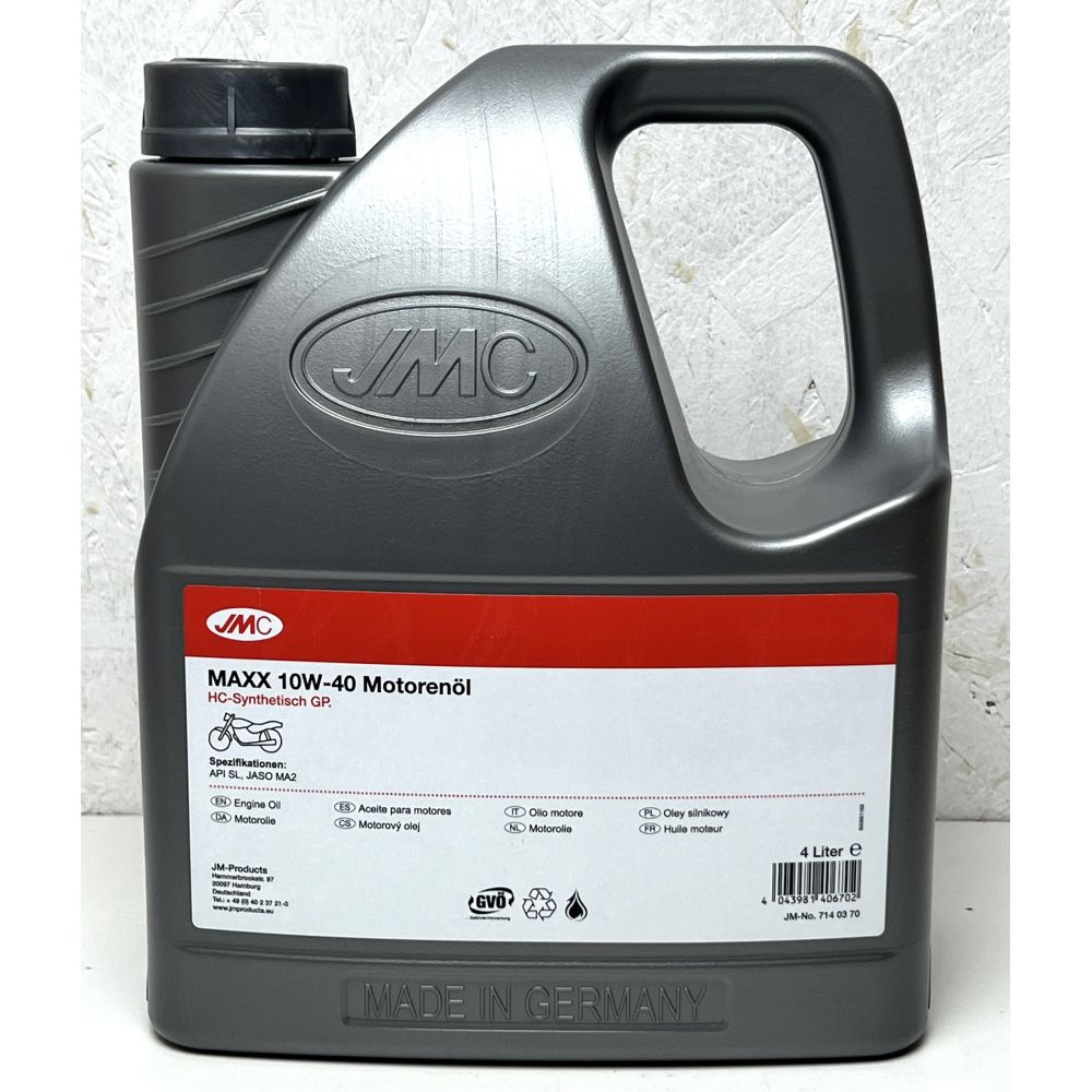 Huile JMC 5w40 semi synthétique hautes performances - 4 litres