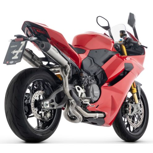 Echappement Arrow Round Sil titane Homologué - Ducati Panigale V2 / V2S 2025