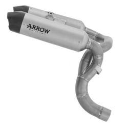 Echappement Arrow Round Sil titane noir Racing - Ducati Panigale V2 / V2S 2025