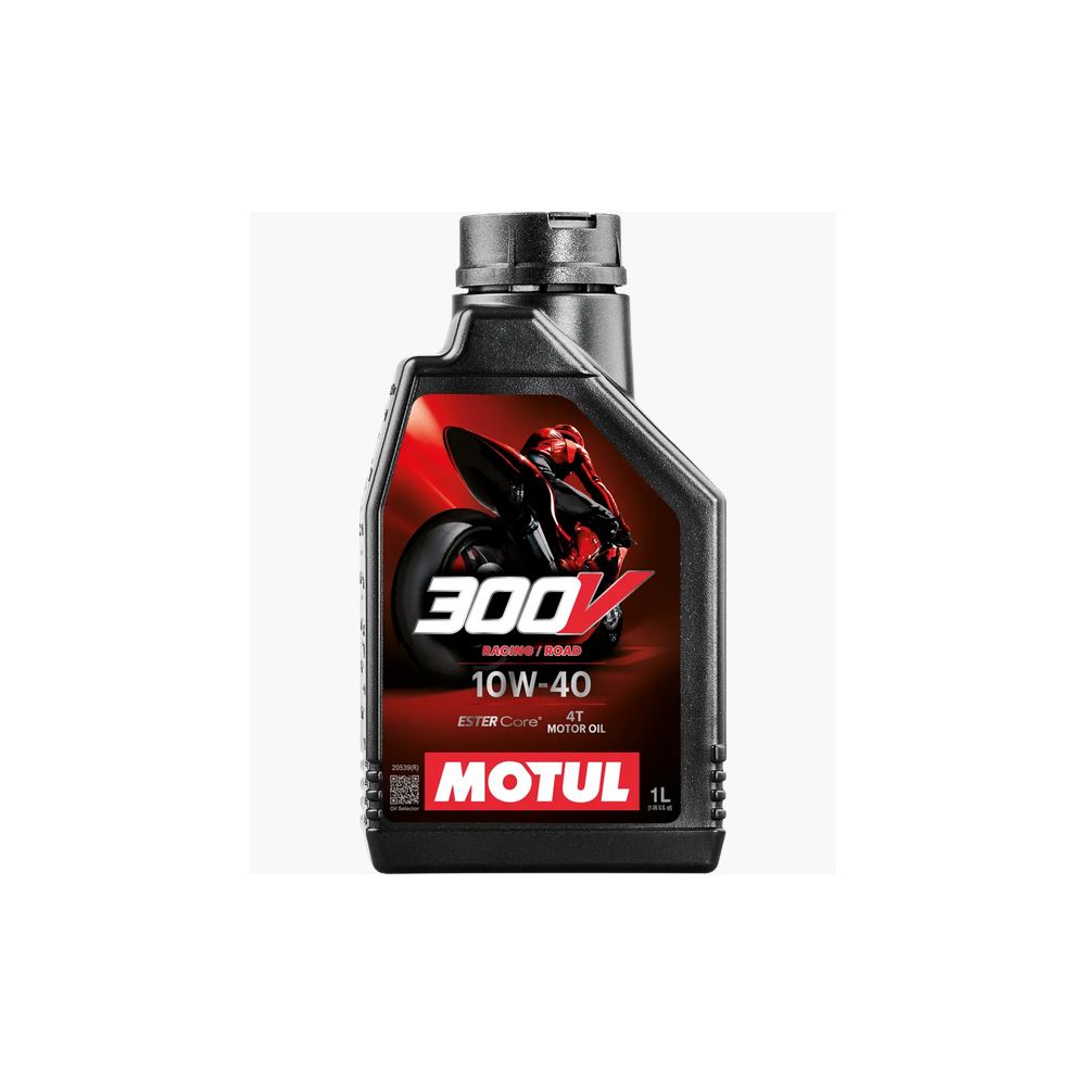 Huile Motul 300V Racing 10W40 4 temps synthétique 1L