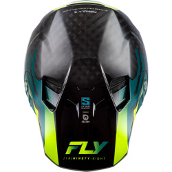 Casque FLY RACING Formula S Carbon Byte - Black Carbon/Teal/Lime