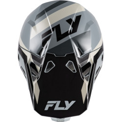 Casque FLY RACING Formula CP Seal - noir/gris