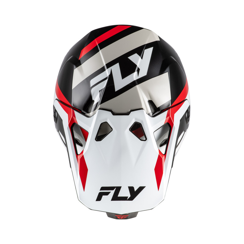 Fly Racing Formula Rheon Casque FLY RACING Formula CP Seal - blanc/noir/rouge