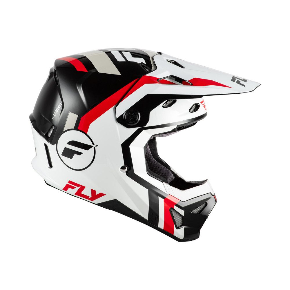 Fly Racing Formula Rheon Casque FLY RACING Formula CP Seal - blanc/noir/rouge