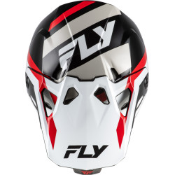 Casque FLY RACING Formula CP Seal - blanc/noir/rouge
