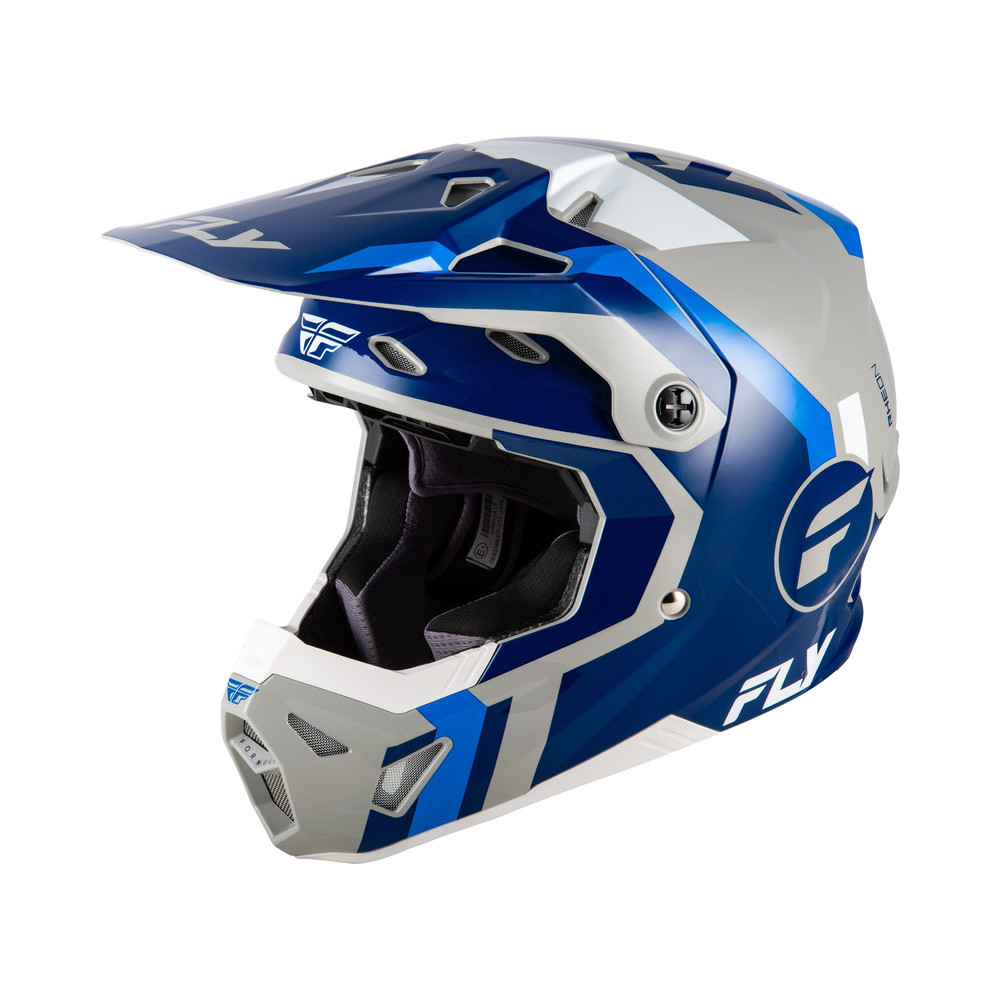Casque FLY RACING Formula CP Seal - Navy/bleu/gris