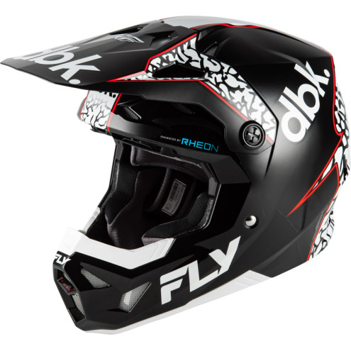 Casque FLY RACING Formula CP Special Edition DBK - noir/blanc/rouge