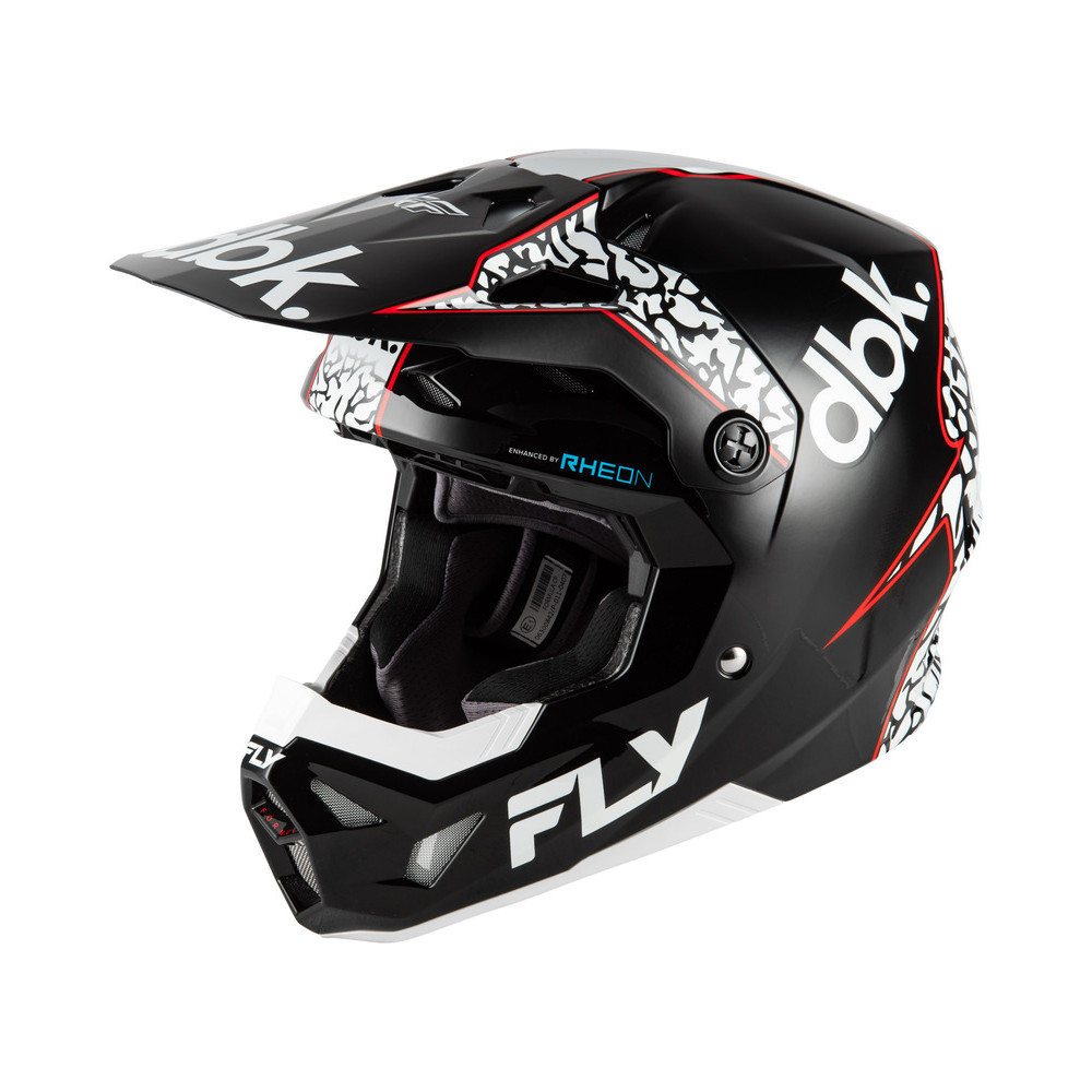 Casque FLY RACING Formula CP Special Edition DBK - noir/blanc/rouge
