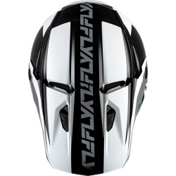 Casque FLY RACING Kinetic Crest - noir/blanc/gris