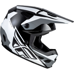 Casque FLY RACING Kinetic Crest - noir/blanc/gris