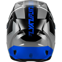 Casque FLY RACING Kinetic Crest - gris/noir/bleu