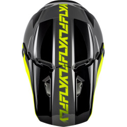 Casque FLY RACING Kinetic Crest - gris/noir/jaune fluo