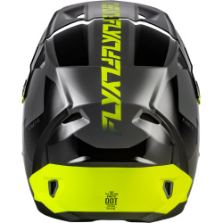 Casque FLY RACING Kinetic Crest - gris/noir/jaune fluo