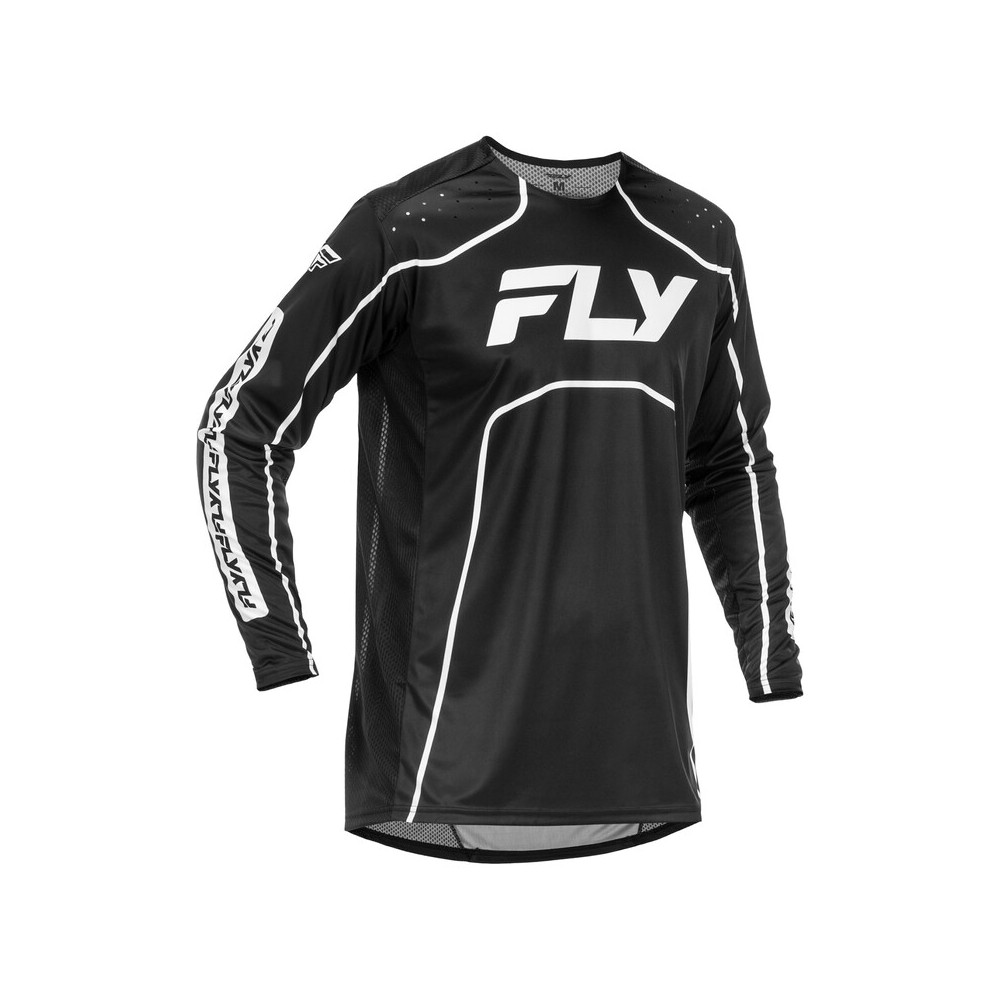 Maillot vélo FLY RACING Rayce - noir/blanc