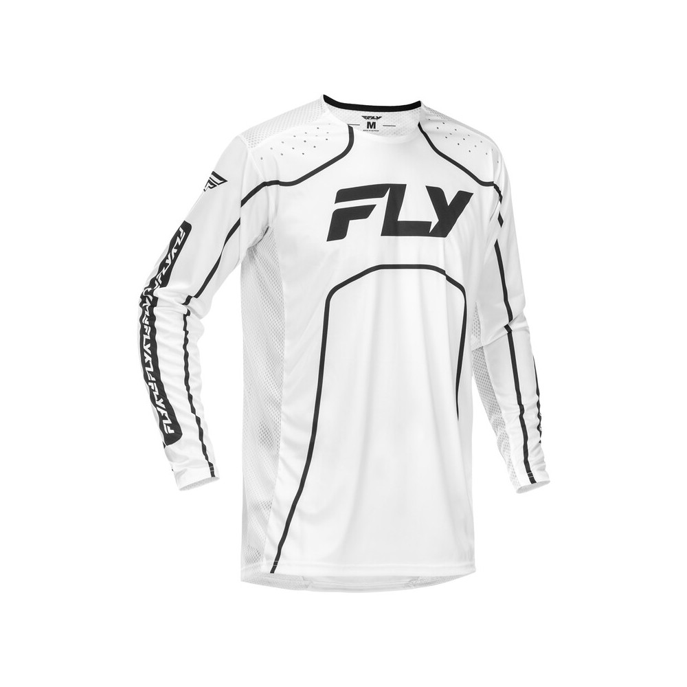 Maillot vélo FLY RACING Rayce - blanc/noir