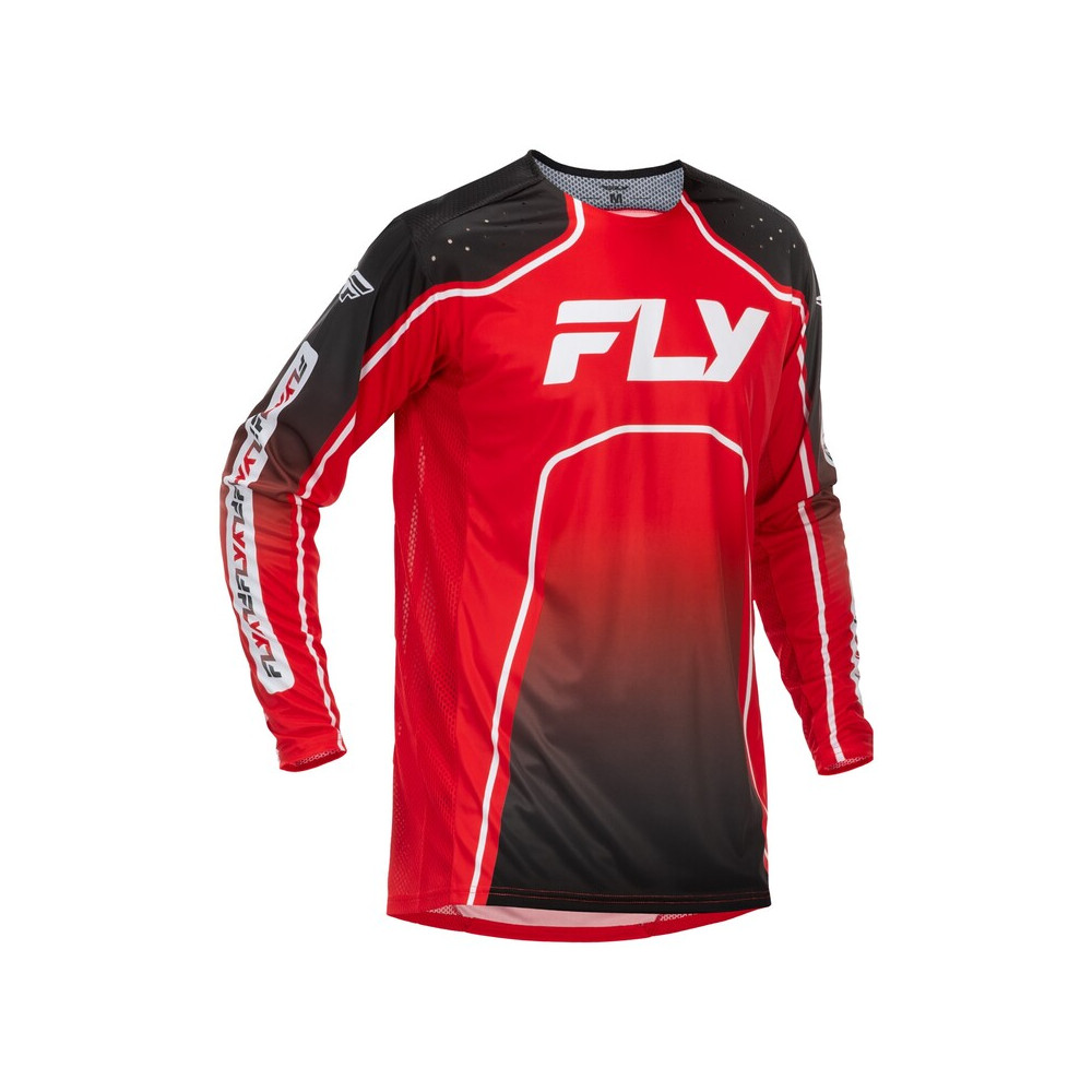 Maillot vélo enfant FLY RACING Rayce - rouge/noir/blanc