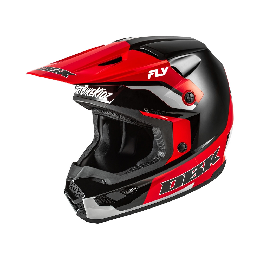 Casque FLY RACING Kinetic Special Edition DBK - noir/rouge/gris