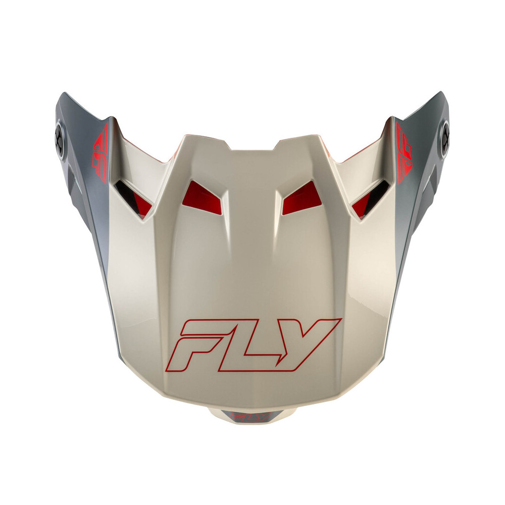 Visière FLY RACING Formula CC Glide - noir/rouge/gris