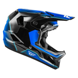 Casque enfant vélo FLY RACING Rayce Repeat - noir/bleu foncé