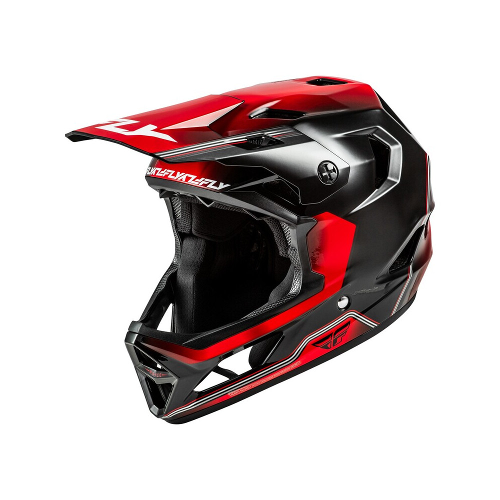 Casque enfant vélo FLY RACING Rayce Repeat - noir/rouge