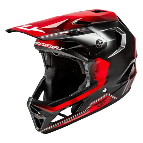 Casque enfant vélo FLY RACING Rayce Repeat - noir/rouge